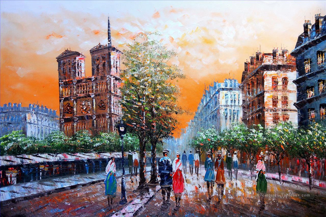scènes de rue à Paris 37 Peintures à l'huile